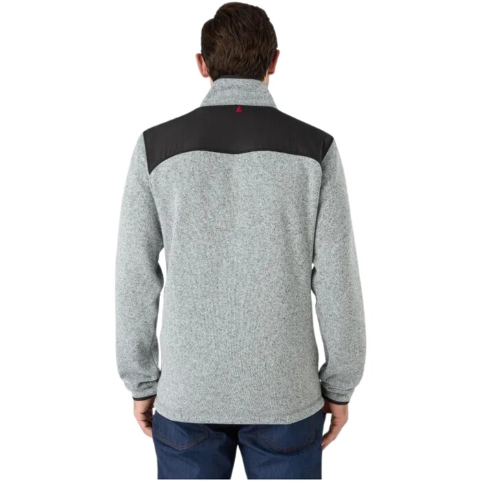 2024 Musto Hombres Punto Fleece 82556 - Gris Melang